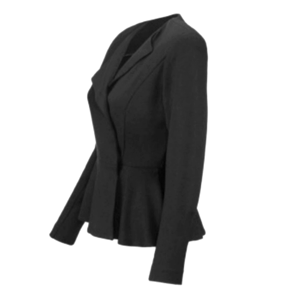 Cabi black peplum agency blazer size 2 nwot new 3549 - Picture 5 of 7